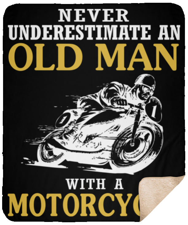 Old Man With A Motorcycles